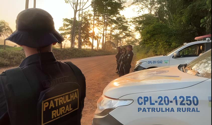 Patrulha rural recaptura foragido da justiça