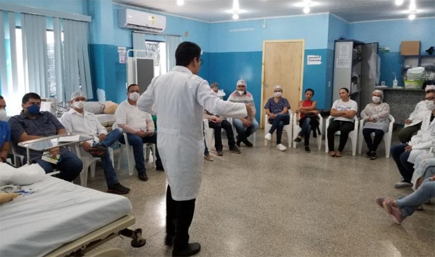 Profissionais de Saúde recebem capacitação sobre ações de contenção