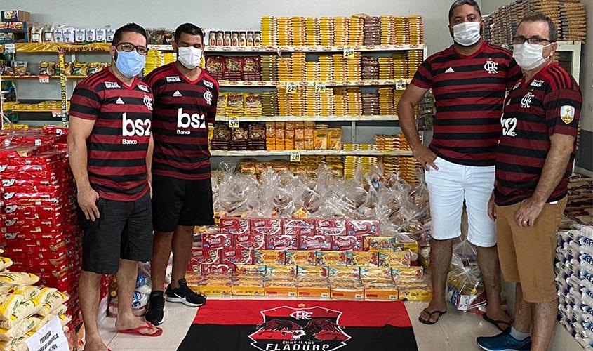 ﻿FlaOuro entrega mais 73 cestas básicas a famílias carentes