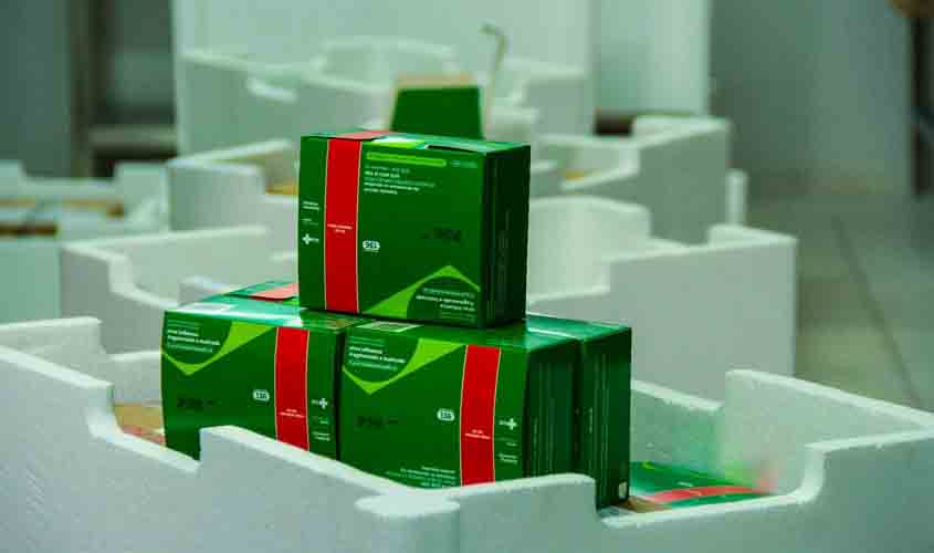 Rondônia realiza distribuição de vacinas contra gripe para municípios; 1ª fase deve imunizar 25% do grupo prioritário