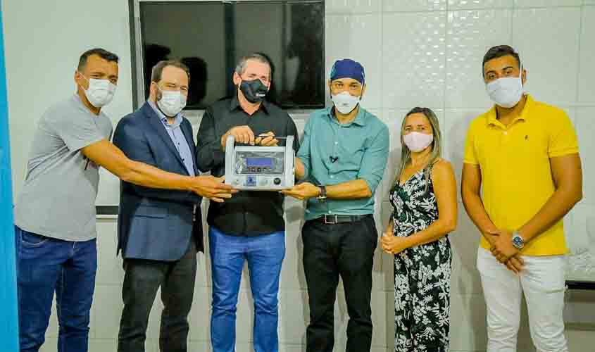 Sesau destina respirador para o município Novo Horizonte, após pedido do presidente Alex Redano