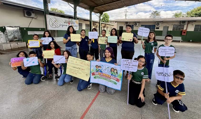 Mobilização reforça permanência escolar no Dia D em RO