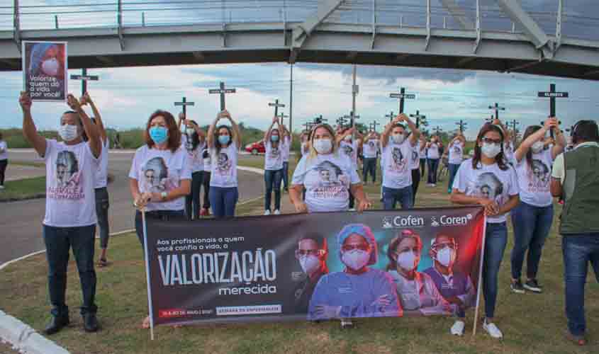 Coren-RO homenageia profissionais da Enfermagem falecidos por Covid-19 durante a pandemia