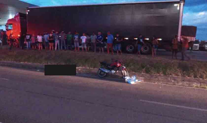 Em Ji-Paraná, jovem morre ao cair de motocicleta e bater a cabeça em meio fio