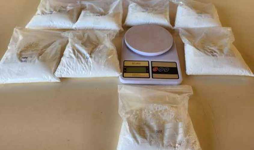 Em Guajará-Mirim/RO, PRF apreende 4 KG de Cocaína