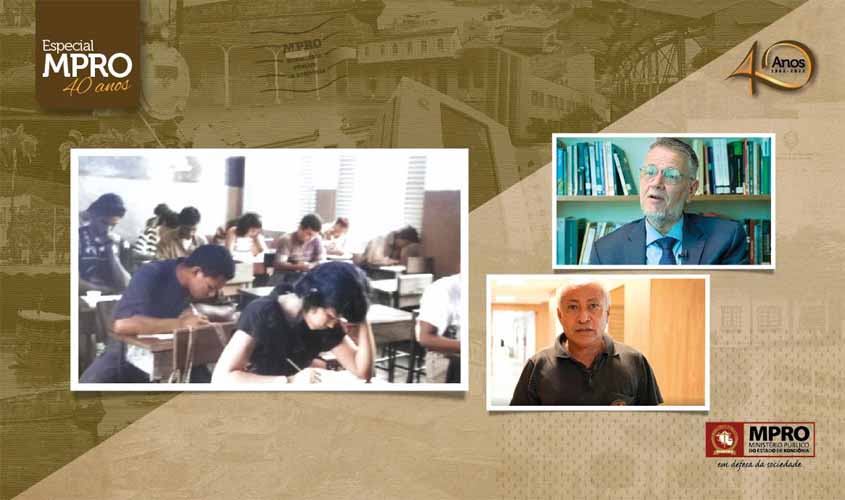 Primeiro concurso para servidores do MPRO teve provas reproduzidas em mimeógrafos na década de 80