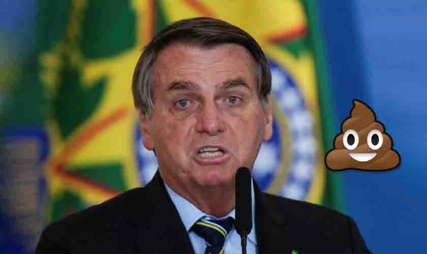 Em nova fala escatológica, Bolsonaro diz a seus fãs: 