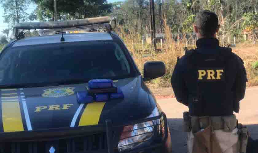 Em Porto Velho/RO, PRF apreende 5 kg de cocaína