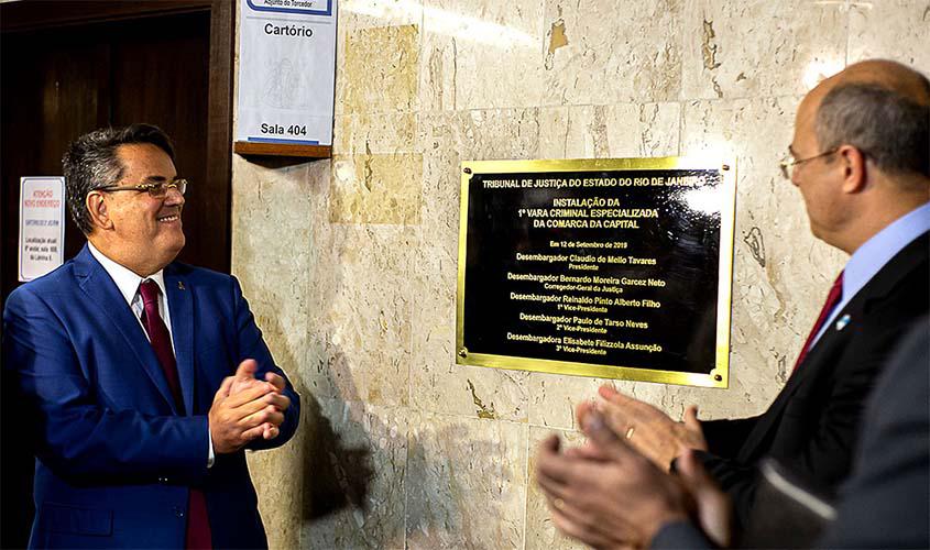 TJ do Rio inaugura vara especializada no combate ao crime organizado