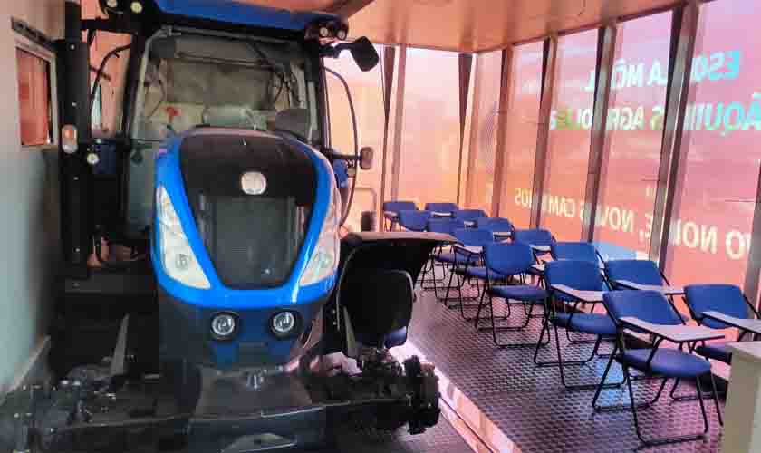 Idep disponibiliza últimas vagas para cursos na Escola Móvel de máquinas agrícolas; aulas iniciam na sexta-feira, 17