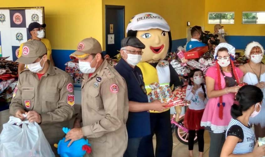 Detran Rondônia leva educação de trânsito em ação social para crianças no residencial Orgulho do Madeira