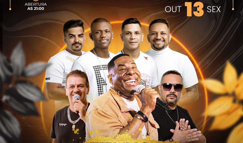 Show nacional de Netinho de Paula, Samba +, Beto Cezar e Markos Maya no O Monarka