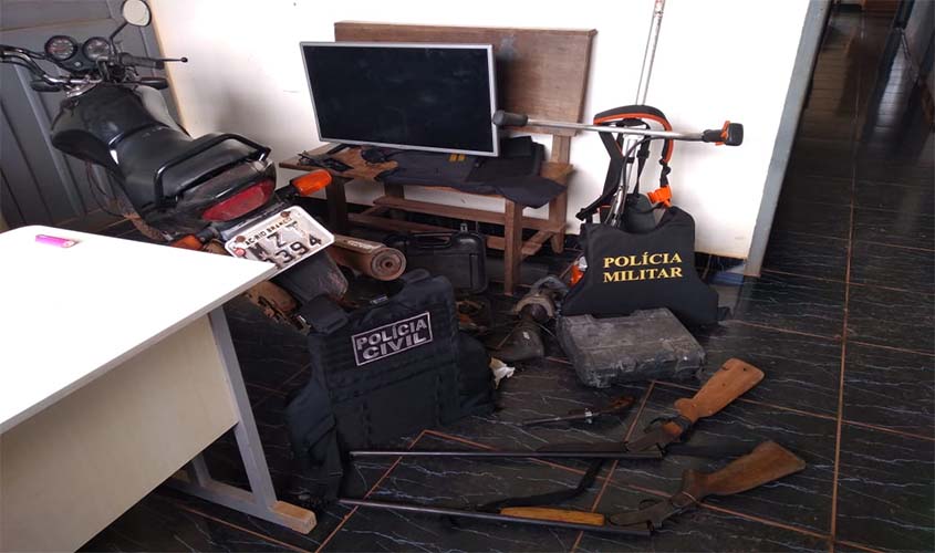 Ação conjunta das polícias civil e militar prende em menos de 12 horas assassinos em vista alegre do Abunã