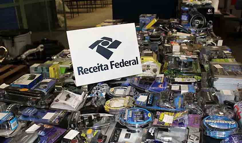 Receita Federal realiza leilão regional de mercadorias apreendidas. Mais de 200 lotes estão disponíveis