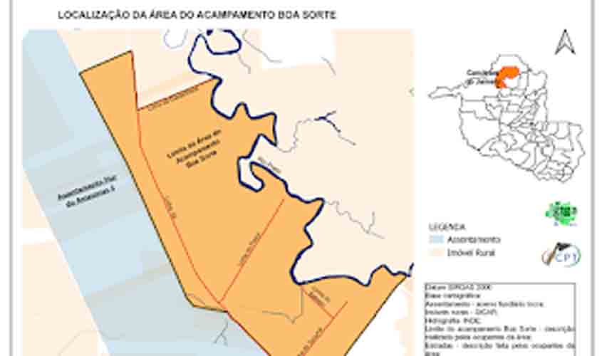 Justiça decidirá o futuro das famílias do acampamento boa sorte em Candeias do Jamari