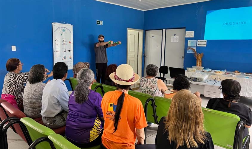 Palestra no CCI aborda saúde e alimentação para idosos