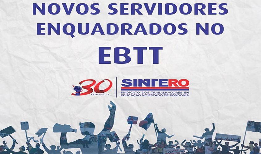 Novos professores de Rondônia são enquadrados no EBTT
