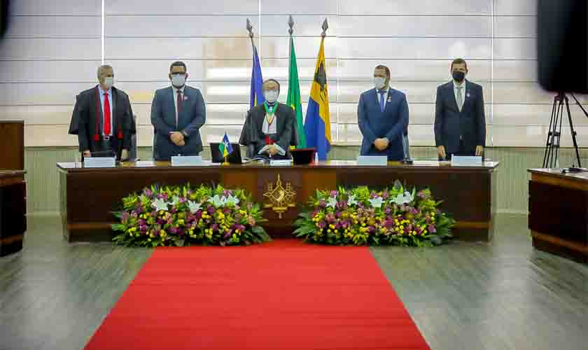 Presidente Alex Redano prestigia a posse dos novos gestores do Tribunal de Justiça de Rondônia