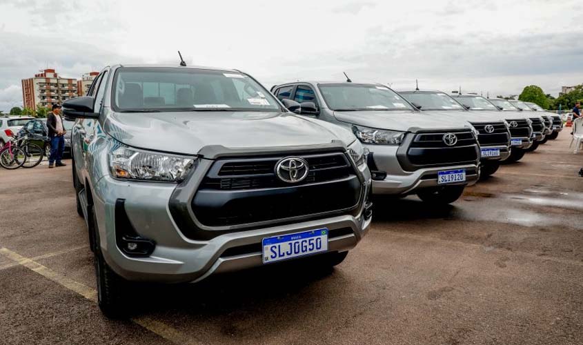 Governo de Rondônia entrega veículos para fortalecer as ações das unidades de saúde