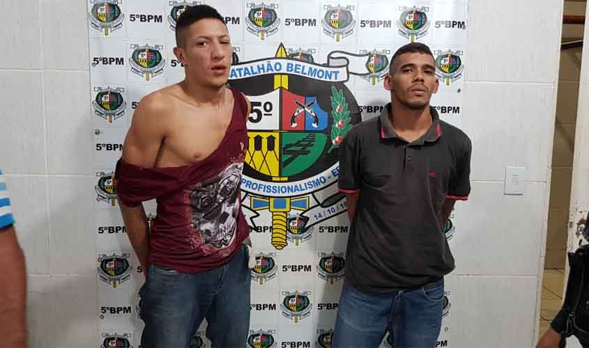 Dupla é perseguida e espancada após roubo em parada de ônibus