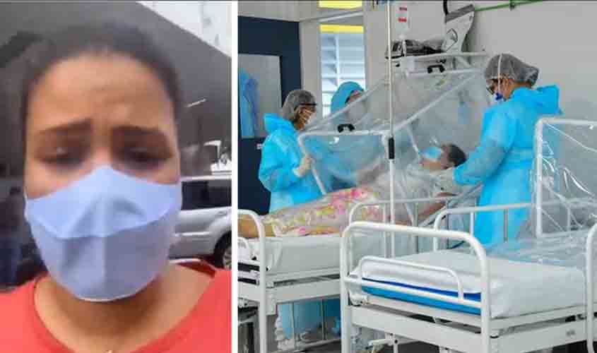 Em desespero, mulher relata falta de oxigênio para pacientes com Covid em Manaus (vídeo)