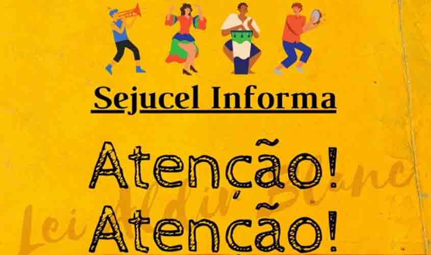 Sejucel disponibiliza logomarcas para os proponentes contemplados pela Lei Aldir Blanc