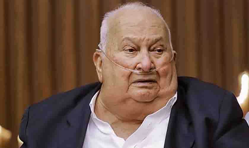 Nota de pesar - Saul Benchimol