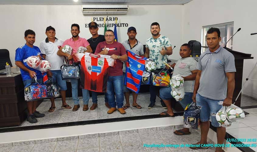 Deputado Alex Redano destina Kits de material esportivo para mais seis municípios