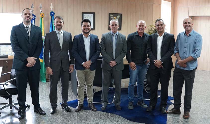 Visita institucional do Ministério Público ao presidente Marcelo Cruz reafirma a harmonia entre os Poderes