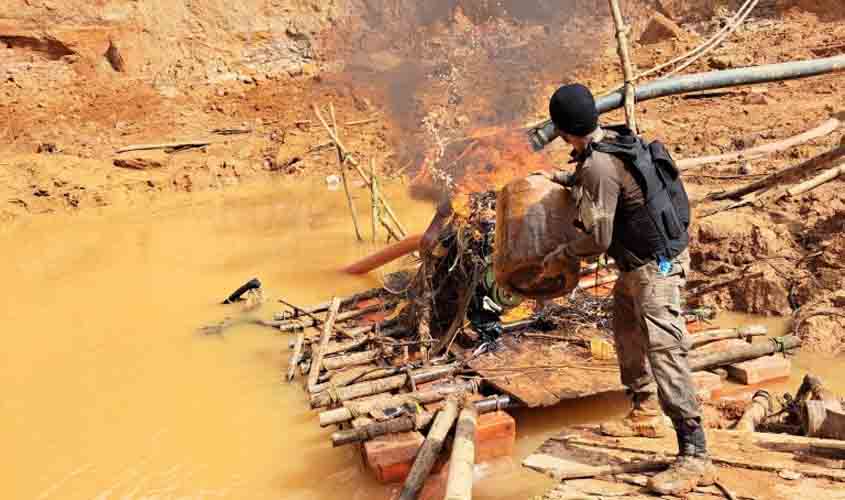 Instituto Chico Mendes e forças policiais realizam operação contra o crime ambiental em unidades de conservação em Rondônia