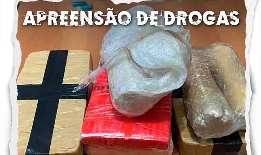 Em Rondônia, no final de semana, PRF faz duas apreensões de Drogas