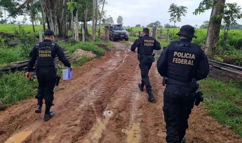 PF deflagra em RO operação para desarticular grupo que praticava crimes ambientais