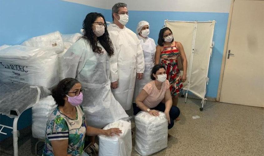 Projeto apoiado pelo MP e MPT doa 1600 itens de proteção a profissionais de saúde