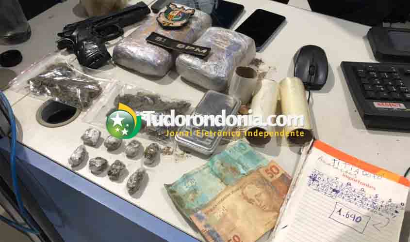 Polícia fecha boca de fumo, apreende 1Kg de maconha e prende três suspeitos