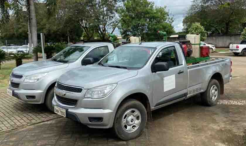 Combate ao mosquito Aedes aegypti ganha reforço de dois veículos equipados com “fumacê” em Ariquemes