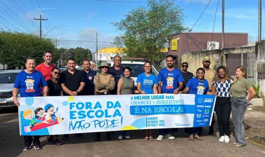 Busca Ativa Escolar: caminhada alerta sobre evasão