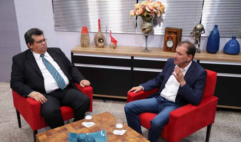 Em programa de TV, Hildon Chaves fala das ações para melhorar a vida do porto-velhense