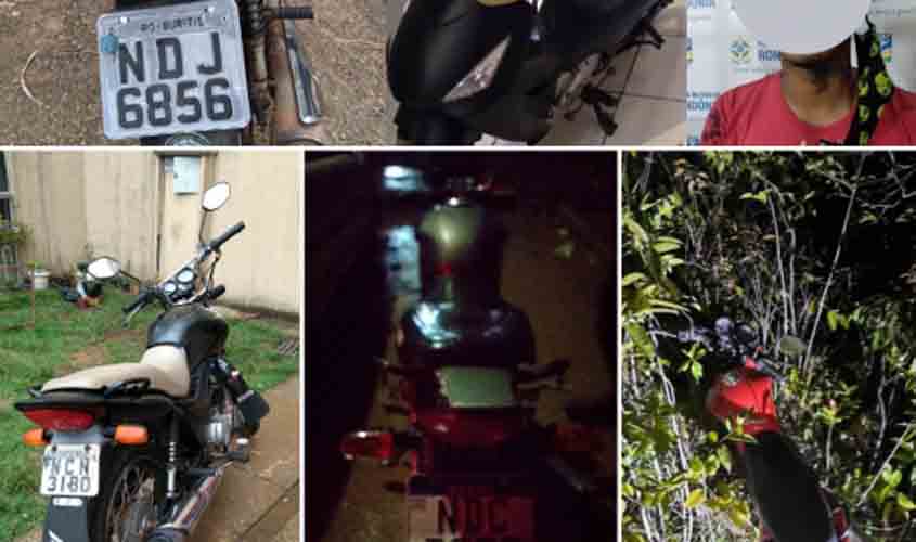 PMRO recupera motocicletas na Zona Leste da Capital