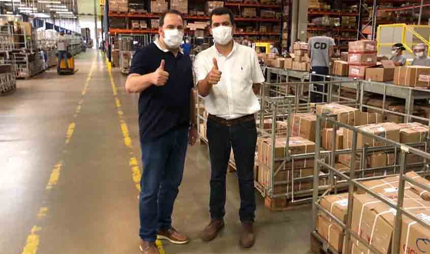 Em Pimenta Bueno, presidente Alex Redano se reúne com produtores e empresários