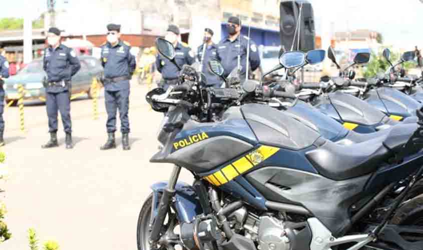 PMRO realiza formatura para entrega de motocicletas
