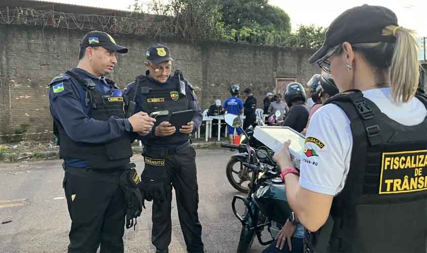 Operação do Detran-RO flagra número recorde de condutores inabilitados em Porto Velho