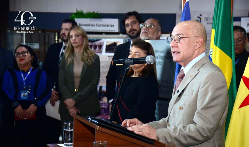 TRT-14 lança exposição Memórias Cartorárias nos 40 anos
