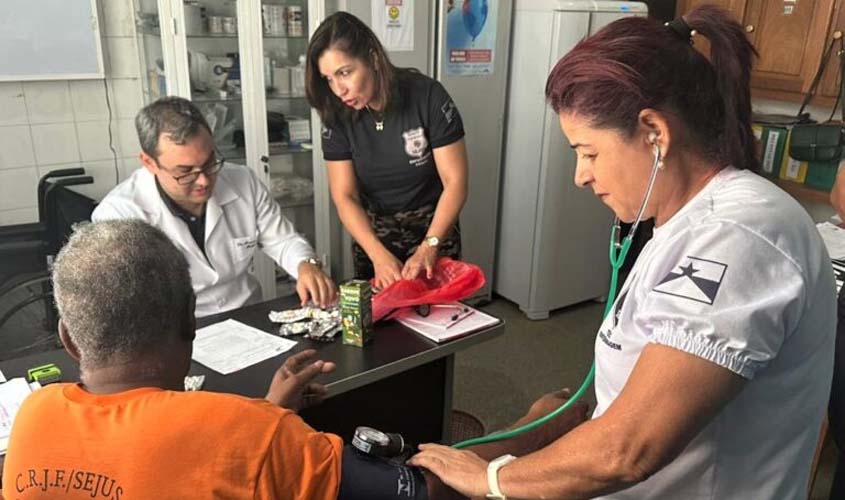 Sejus realiza ação de assistência social para servidores e reeducandos