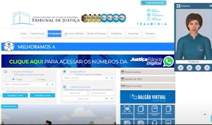 Poder Judiciário de Rondônia amplia acessibilidade de conteúdo com ferramenta para deficientes visuais e auditivos 
