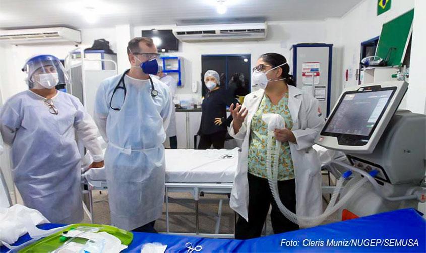 Profissionais de saúde recebem capacitação em ventilação mecânica
