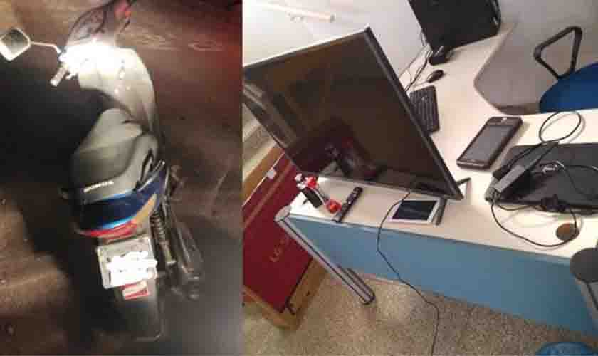 Em ação rápida, policiais militares recuperam moto e objetos furtados