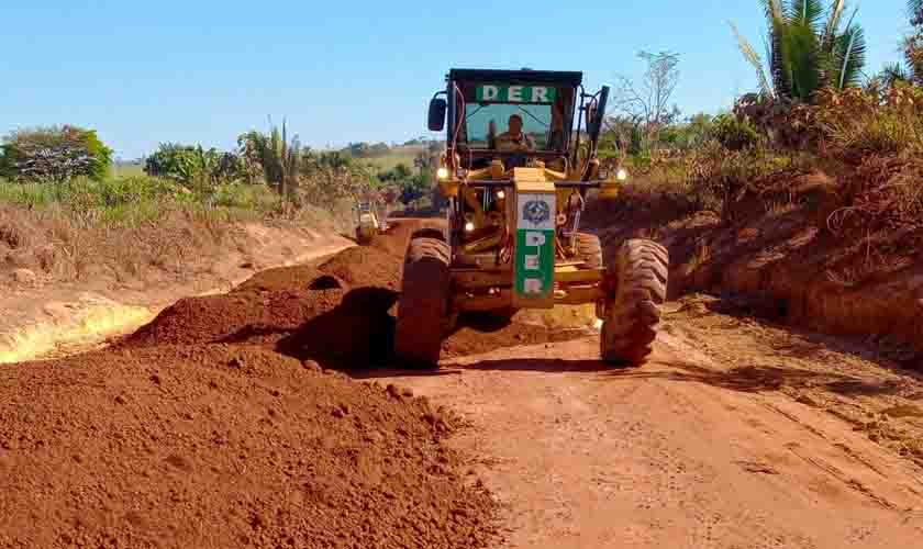 DER executa obra em 60 quilômetros da Linha 101 e garante acesso a União Bandeirantes, em Porto Velho