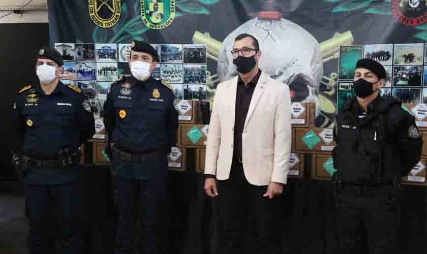 PMRO recebe espargidores de pimenta