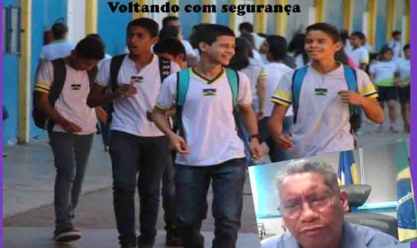 Com cuidados e segurança, estado programa volta presencial dos seus 194 mil estudantes