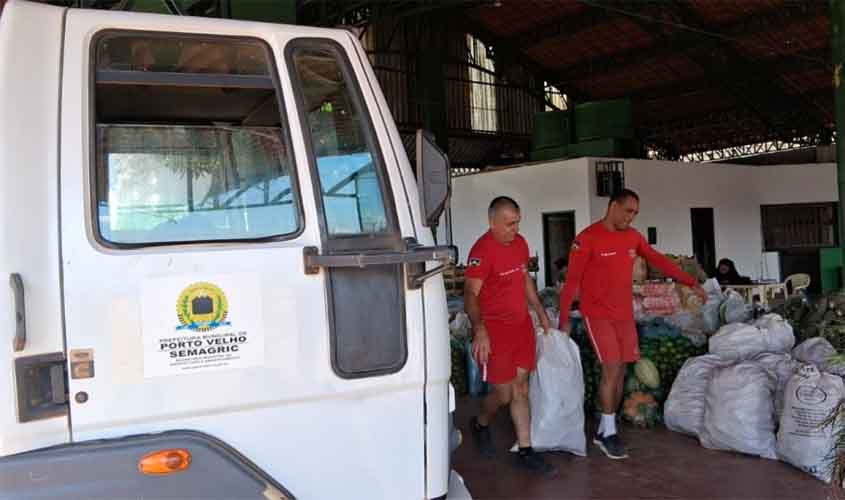 Transporte da Produção Rural da Semagric garante economia e facilita entrega de alimentos em Porto Velho